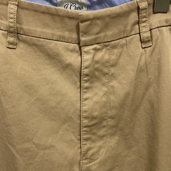 J Crew Boyfriend Slim Chino Cotton Tan Women’s Pants Size 6 Khaki - Picture 2 of 9
